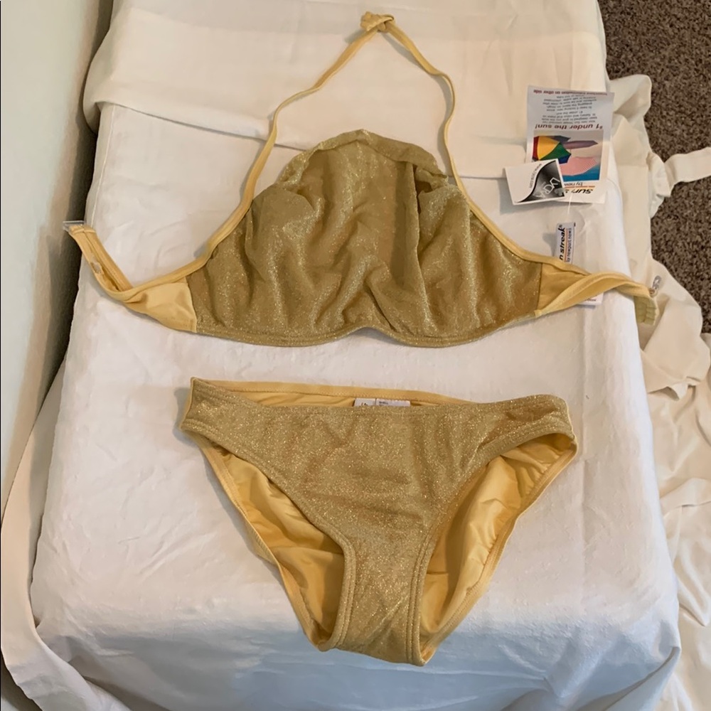 Gold Bikini Set